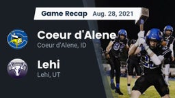 Recap: Coeur d'Alene  vs. Lehi  2021