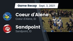Recap: Coeur d'Alene  vs. Sandpoint  2021