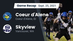 Recap: Coeur d'Alene  vs. Skyview  2021