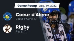 Recap: Coeur d'Alene  vs. Rigby  2022