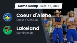 Recap: Coeur d'Alene  vs. Lakeland  2022
