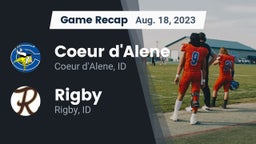 Recap: Coeur d'Alene  vs. Rigby  2023