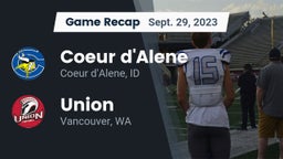 Recap: Coeur d'Alene  vs. Union  2023