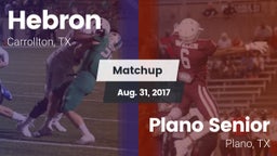 Matchup: Hebron  vs. Plano Senior  2017