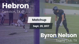 Matchup: Hebron  vs. Byron Nelson  2017