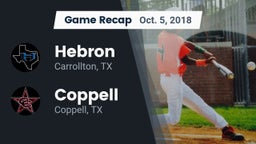 Recap: Hebron  vs. Coppell  2018