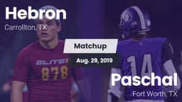 Matchup: Hebron  vs. Paschal  2019