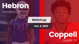 Matchup: Hebron  vs. Coppell  2019