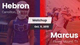 Matchup: Hebron  vs. Marcus  2019