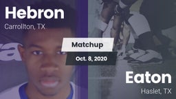 Matchup: Hebron  vs. Eaton  2020