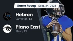 Recap: Hebron  vs. Plano East  2021