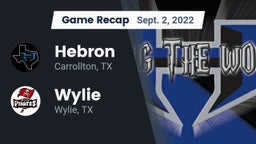 Recap: Hebron  vs. Wylie  2022