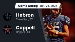Recap: Hebron  vs. Coppell  2022