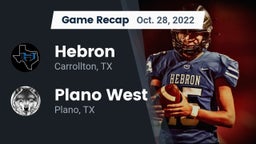 Recap: Hebron  vs. Plano West  2022
