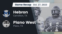 Recap: Hebron  vs. Plano West  2023
