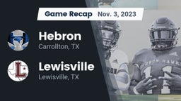 Recap: Hebron  vs. Lewisville  2023