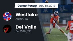 Recap: Westlake  vs. Del Valle  2019