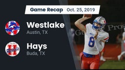 Recap: Westlake  vs. Hays  2019