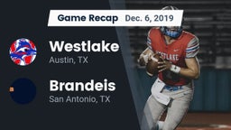 Recap: Westlake  vs. Brandeis  2019
