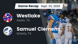 Recap: Westlake  vs. Samuel Clemens  2020
