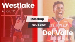 Matchup: Westlake  vs. Del Valle  2020