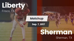 Matchup: Liberty  vs. Sherman  2017