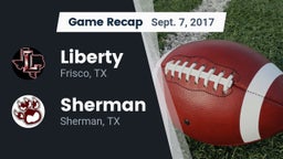Recap: Liberty  vs. Sherman  2017