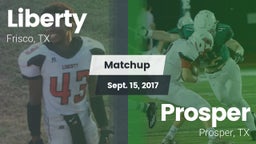 Matchup: Liberty  vs. Prosper  2017