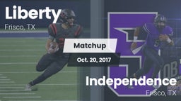 Matchup: Liberty  vs. Independence  2017
