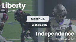 Matchup: Liberty  vs. Independence  2019
