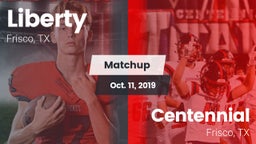 Matchup: Liberty  vs. Centennial  2019