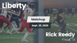 Matchup: Liberty  vs. Rick Reedy  2020