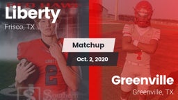 Matchup: Liberty  vs. Greenville  2020