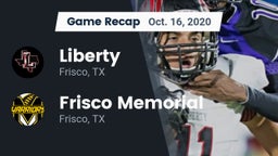 Recap: Liberty  vs. Frisco Memorial  2020