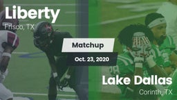 Matchup: Liberty  vs. Lake Dallas  2020