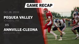 Recap: Pequea Valley  vs. Annville-Cleona  2016