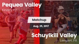 Matchup: Pequea Valley High vs. Schuylkill Valley  2017