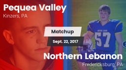 Matchup: Pequea Valley High vs. Northern Lebanon  2017