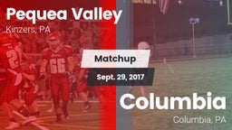 Matchup: Pequea Valley High vs. Columbia  2017
