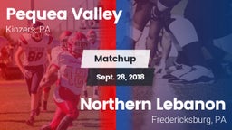 Matchup: Pequea Valley High vs. Northern Lebanon  2018