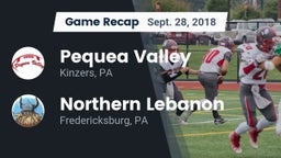 Recap: Pequea Valley  vs. Northern Lebanon  2018