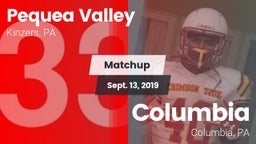 Matchup: Pequea Valley High vs. Columbia  2019