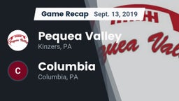 Recap: Pequea Valley  vs. Columbia  2019