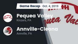 Recap: Pequea Valley  vs. Annville-Cleona  2019