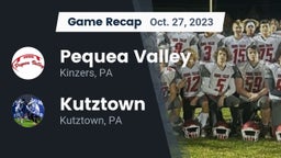 Recap: Pequea Valley  vs. Kutztown  2023