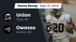 Recap: Union  vs. Owasso  2019