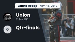 Recap: Union  vs. Qtr-finals 2019