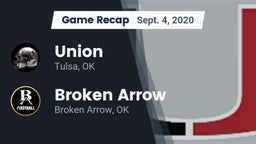Recap: Union  vs. Broken Arrow  2020