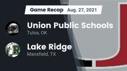 Recap: Union Public Schools vs. Lake Ridge  2021