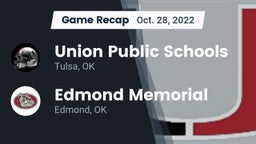 Recap: Union Public Schools vs. Edmond Memorial  2022